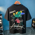 Premium Men's Cartoon Lizard T-Shirt – Funny Summer Loose Fit Tee